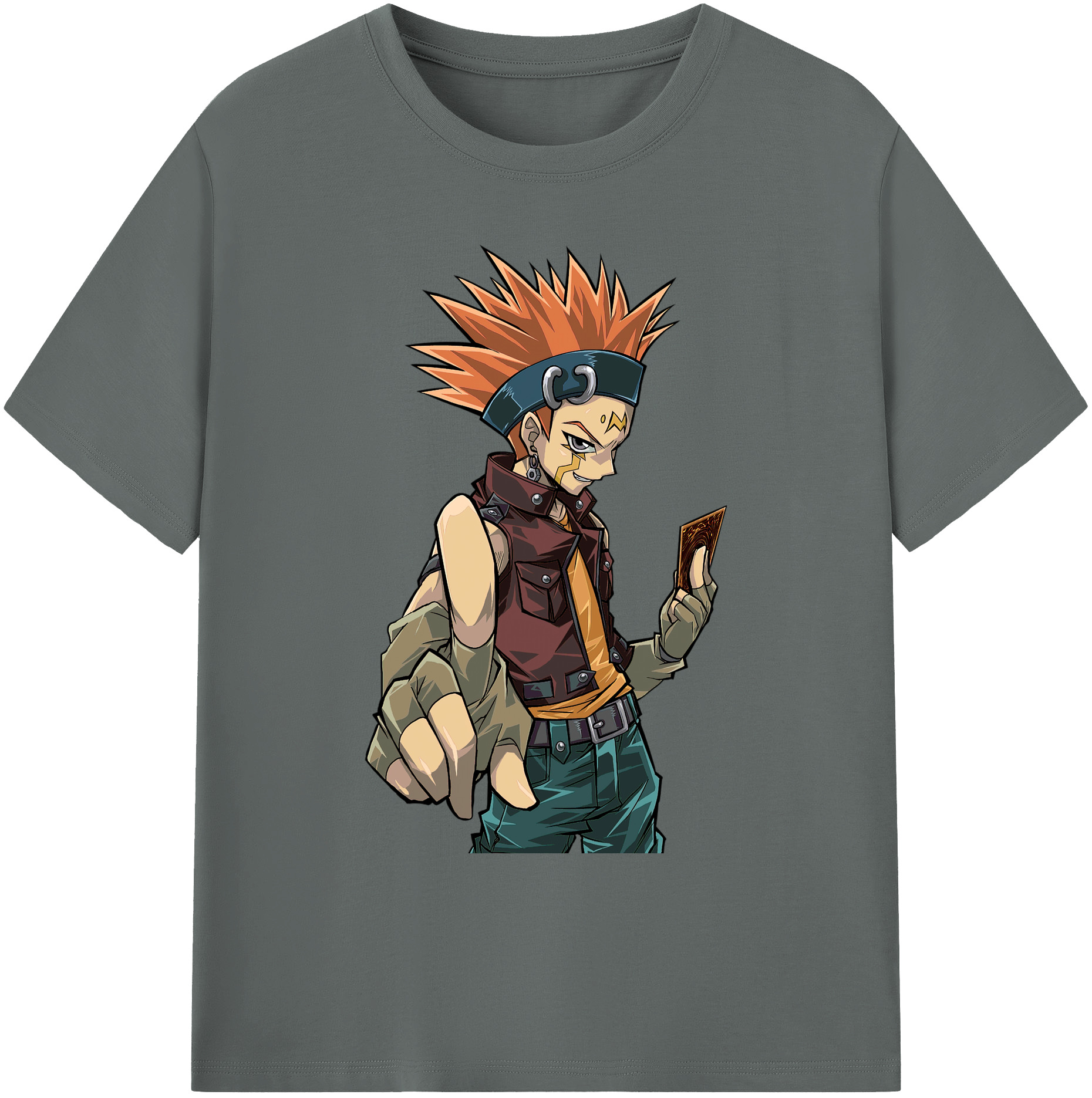 （画像用） 遊☆戯☆王 Yu-Gi-Oh! 綿100％ メンズ半袖Tシャツ｜肌触りやわらか＆通気性